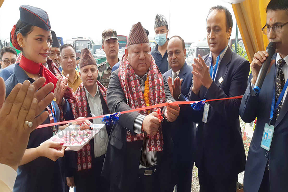 त्रिभुवन अन्तर्राष्ट्रिय विमानस्थलको आन्तरिक टर्मिनल भवन उद्घाटन