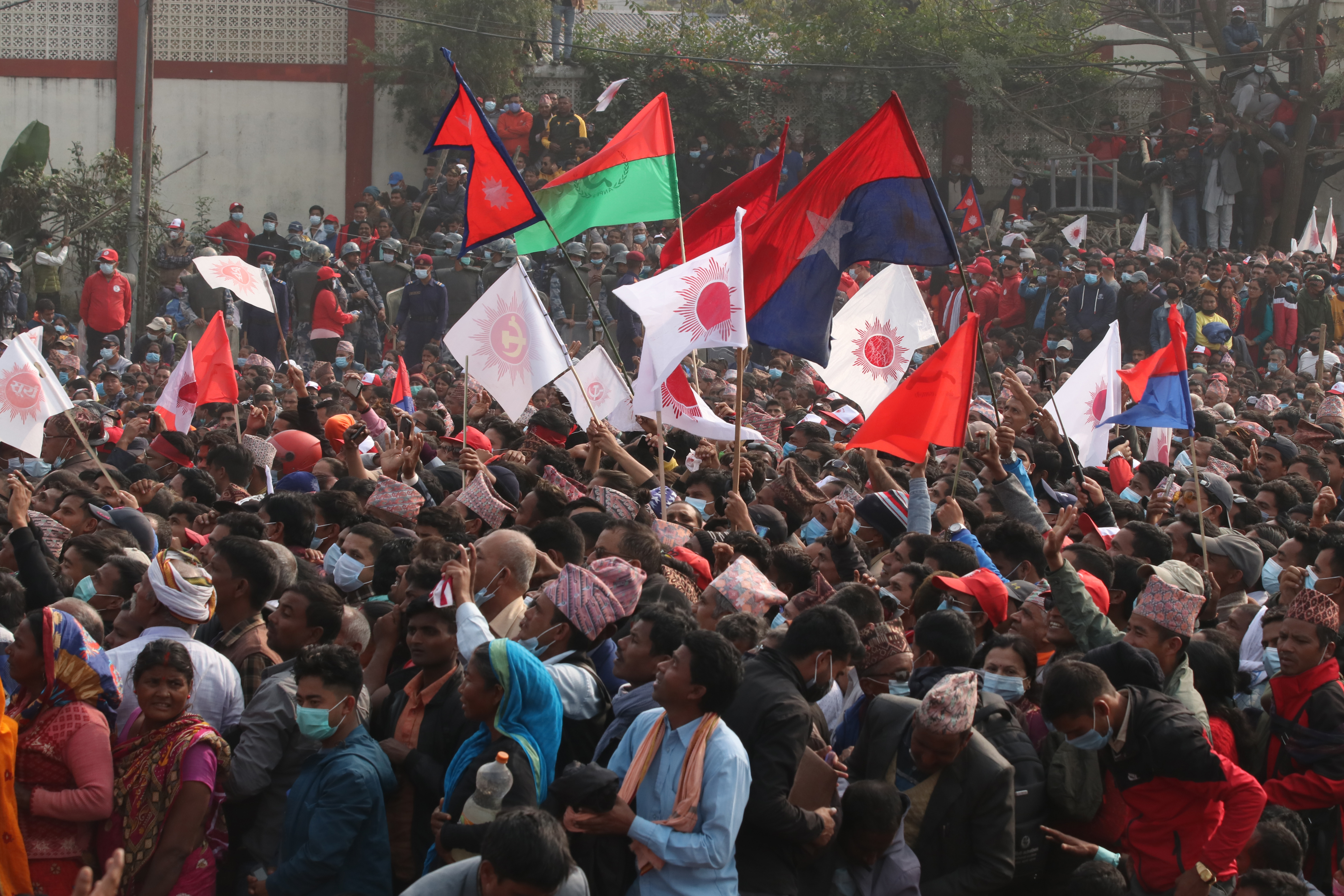 तस्बिरमा एमाले महाधिवेशन उद्घाटन कार्यक्रम