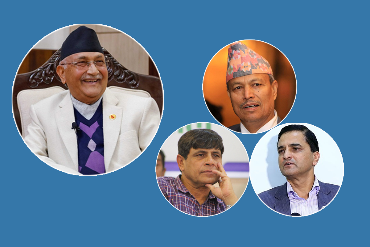 ओलीले भीम र घनश्यामलाई टिकट नदिने, अन्योलमै योगेश
