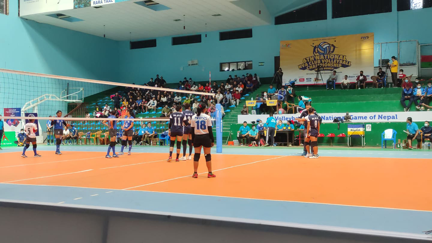 भलिबल च्याम्पियनसिपः पुलिसलाई हराउँदै न्यु डाइमन्ड फाइनलमा