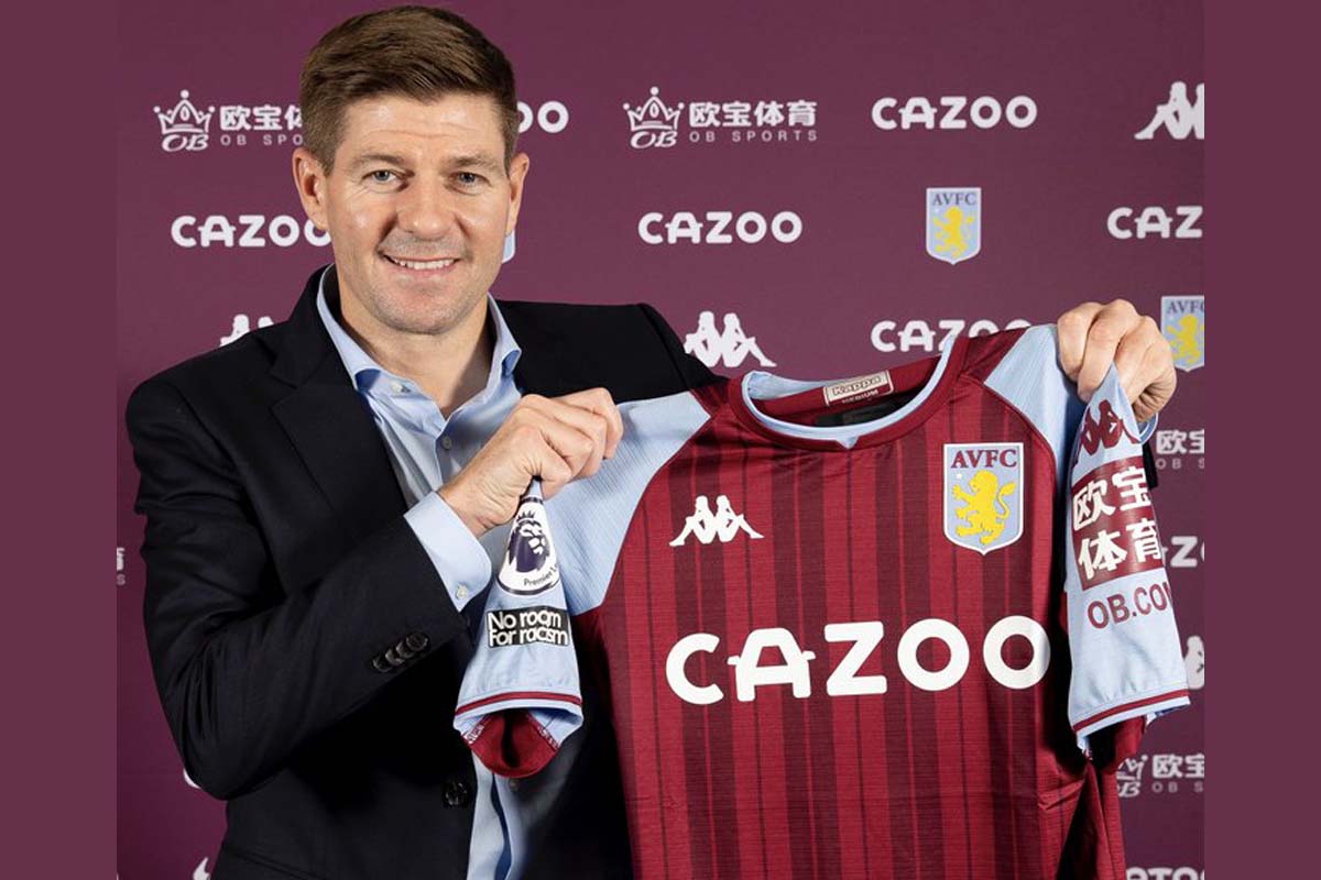 लिभरपुलका पूर्व कप्तान जेरार्ड एस्टोन भिल्लाको मुख्य प्रशिक्षक