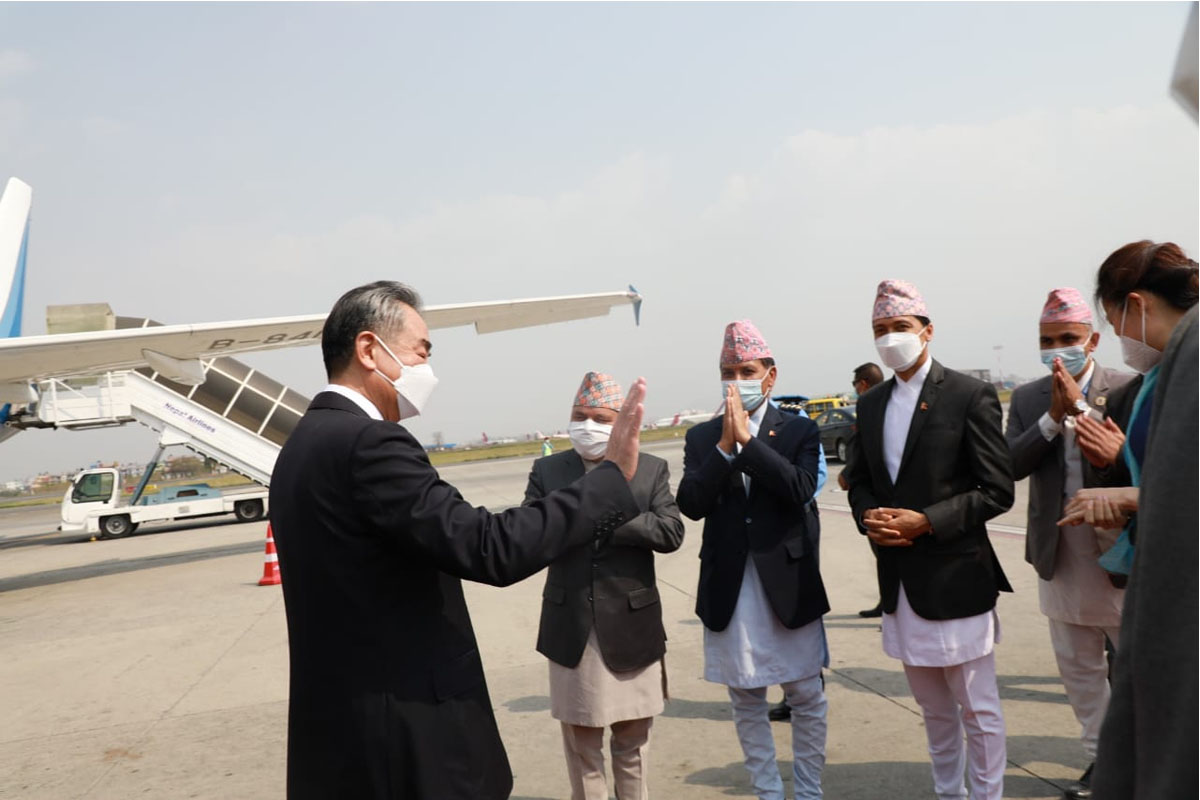 यस्तो रह्‍यो चिनियाँ विदेशमन्त्रीको नेपाल भ्रमण [तस्बिरहरू]