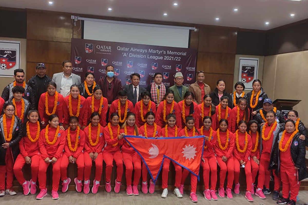 यू–१९ साफ च्याम्पियनसिप खेल्ने नेपाली टोलीको विदाइ